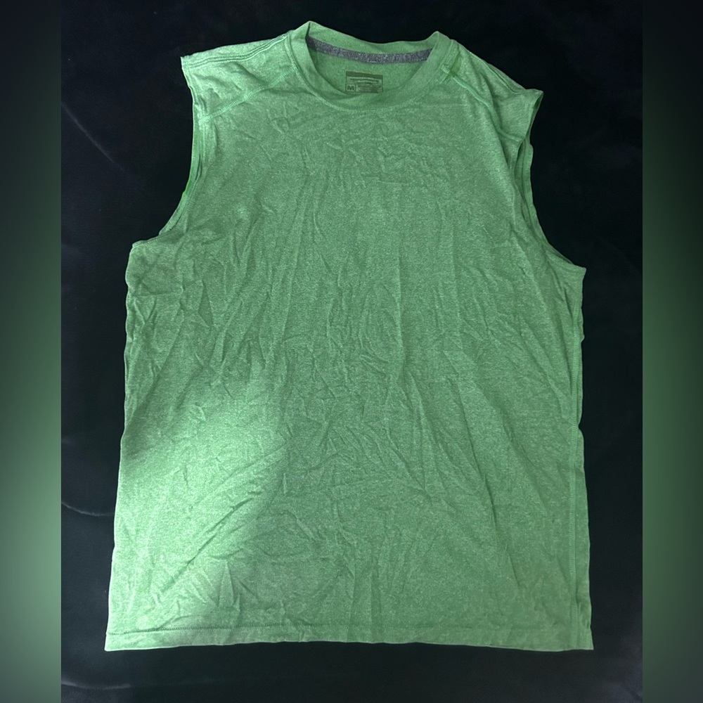 green medium mens tank top